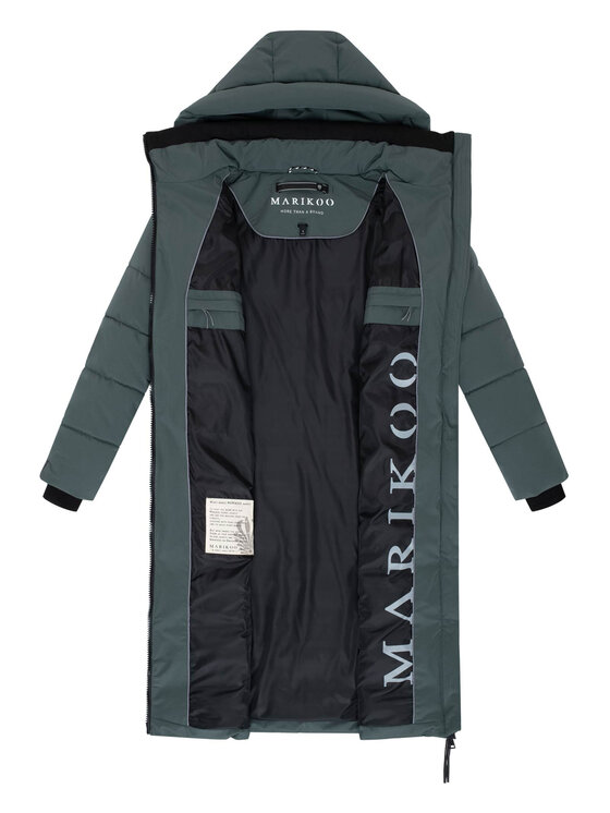 Marikoo Marikoo Kurtka zimowa Lanitaa Zielony Regular Fit