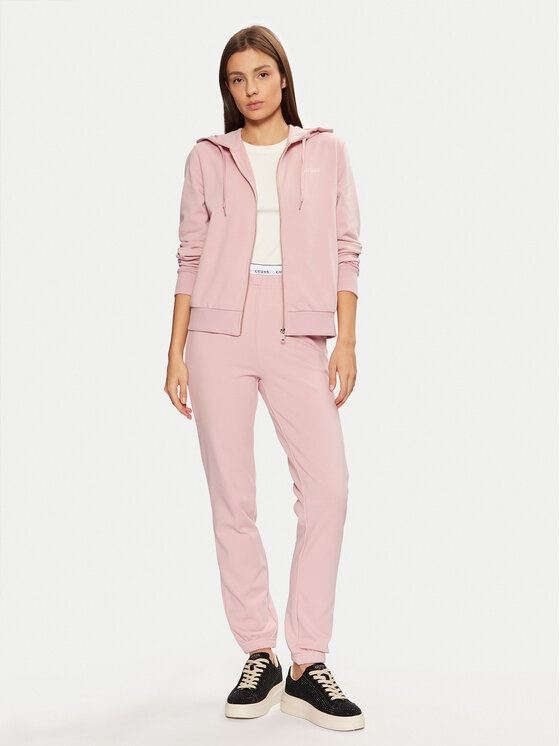 Guess Guess Суитшърт O5RQ01 KCO31 Розов Regular Fit