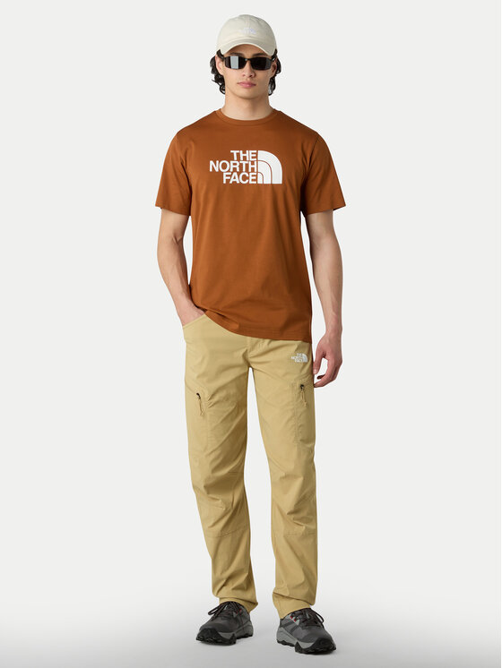 The North Face The North Face T-Shirt Easy NF0A8A6C Pomarańczowy Regular Fit