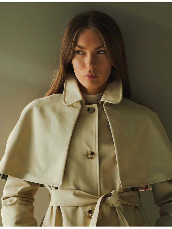 Hunter Hunter Trench Keltie HARW0014251 Beige Regular Fit