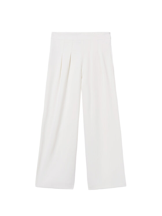 Mayoral Spodnie materiałowe 6548 Écru Regular Fit