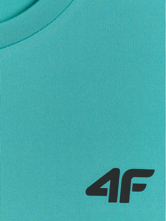 4F 4F Koszulka techniczna MULTI ACTIVE Turkusowy Regular Fit