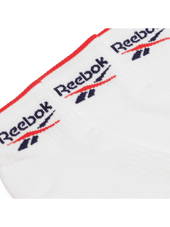 Reebok Reebok Набір з 3 пар низьких шкарпеток unisex R0362-SS24 (3-pack) Білий