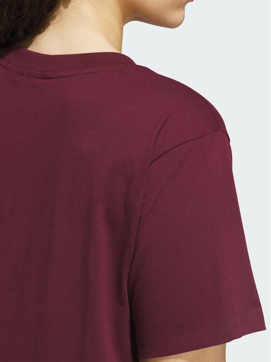 adidas adidas T-Shirt 159370 Czerwony ciemny Regular Fit