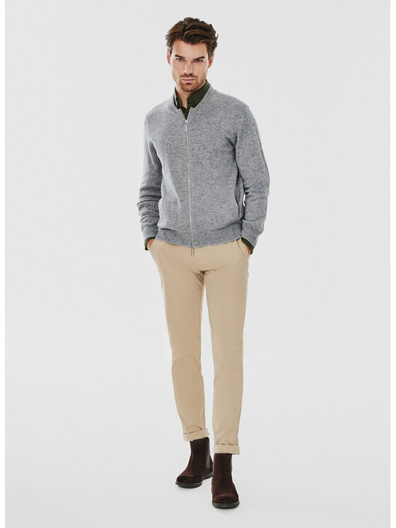 Pako Lorente Pako Lorente Sweter P24WF-2X-001 Szary Classic Fit