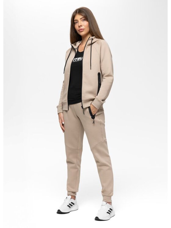 PITBULL PITBULL Bluza EXPLORY Brązowy Regular Fit