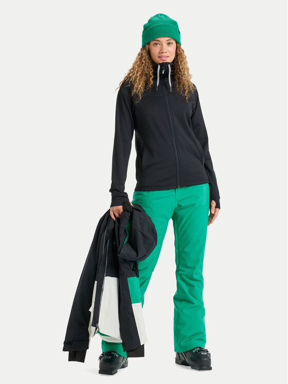 Roxy Roxy Tehniline pluus Vertere Full Zip ERJFT04974 Must Regular Fit