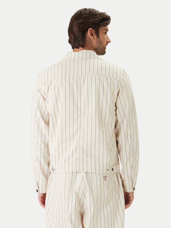 Guess Jeans Guess Jeans Jeans jakna M6GN70 D7961 Bež Regular Fit