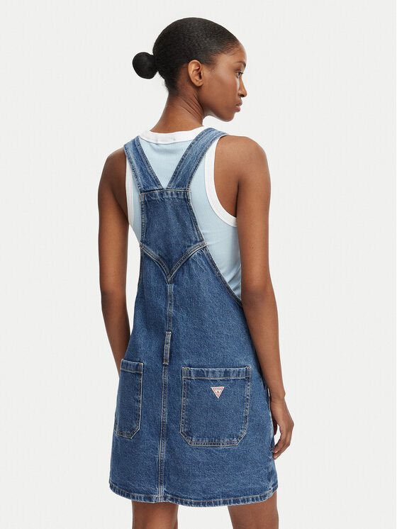 Guess Jeans Guess Jeans Jeans haljina W6GK25 D5M4O Plava Regular Fit