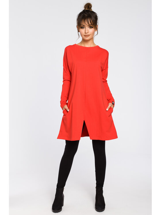BeWear BeWear Tunika B042 Červená Regular Fit