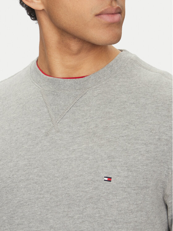 Tommy Hilfiger Tommy Hilfiger Bluza Essential MW0MW37232 Szary Regular Fit
