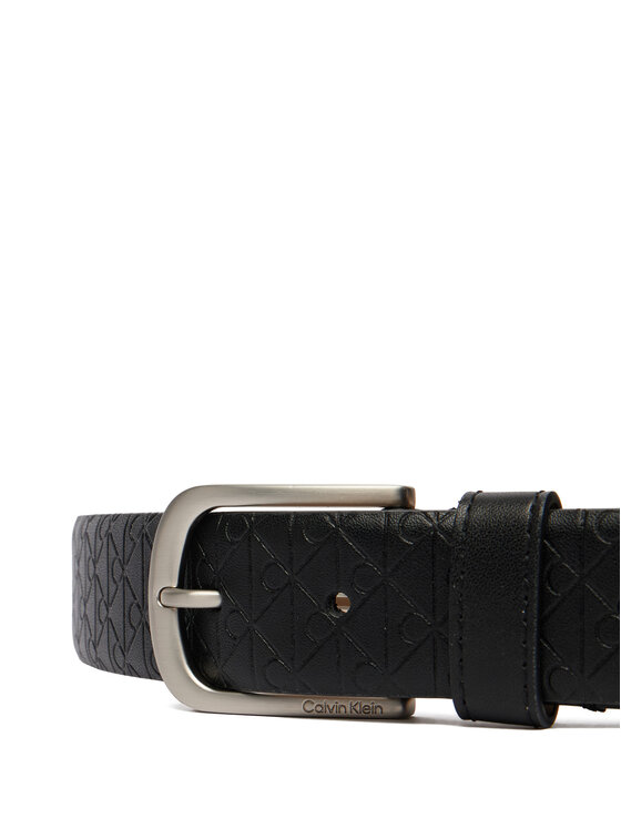 Calvin Klein Calvin Klein Josta Casual Pin Buckle Aop 32Mm Fixed LV04D7074G Melns