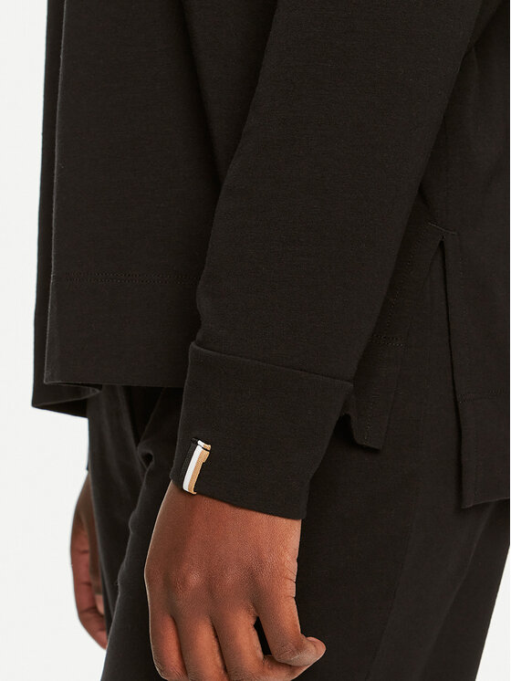 BOSS Boss Bluză 50520139 Negru Relaxed Fit