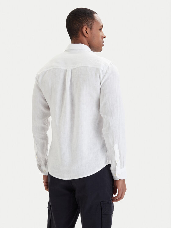 Aeronautica Militare Aeronautica Militare Camicia 261CA1321UCT03089 Bianco Regular Fit