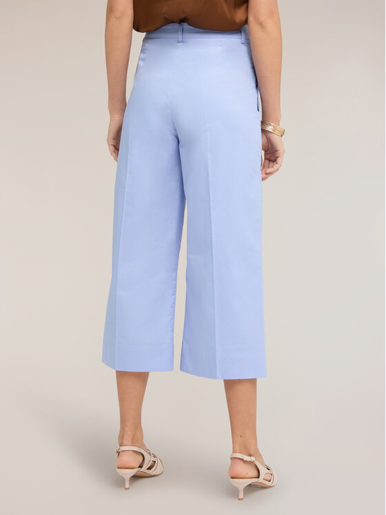 Motivi Motivi Spodnie materiałowe P00NQ004572N004 Turkusowy Cropp Fit