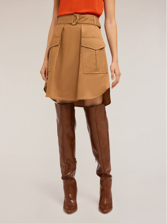 Motivi Motivi Minigonna 1250Q001109N012 Marrone A-Line Fit