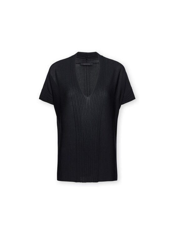Elena Mirò Elena Mirò T-Shirt M598Z000739N033 Czarny Slim Fit