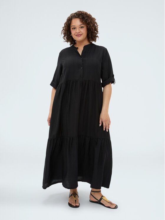 Fiorella Rubino Fiorella Rubino Abito da sera 7025T001876N033 Nero A-Line Fit