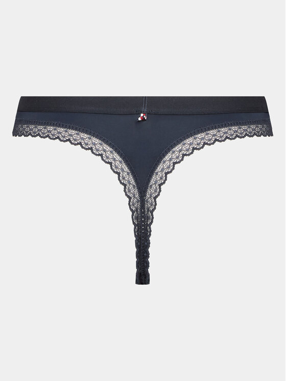 Tommy Hilfiger Tommy Hilfiger Stringi UW0UW04184 Granatowy