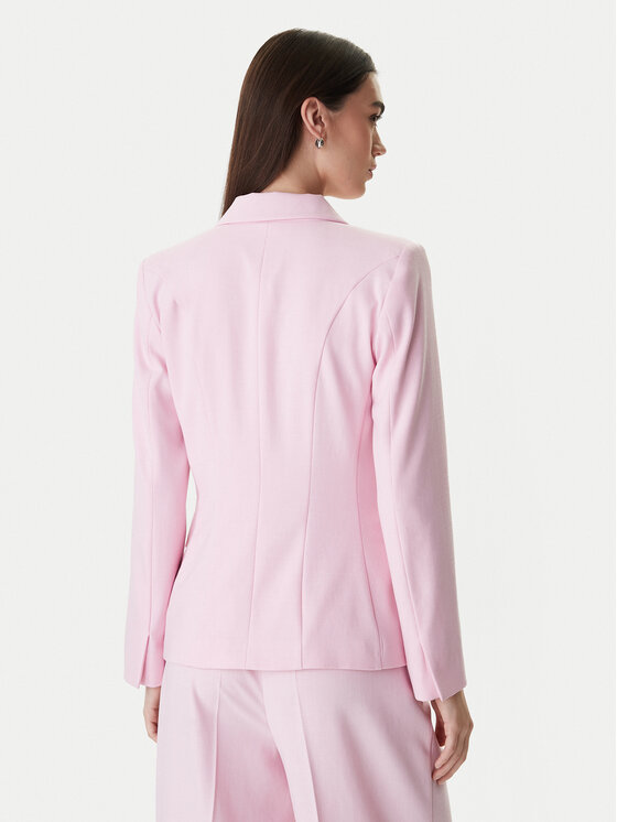 Marella Marella Giacca da abito Slogan1 2615041211 Rosa Slim Fit