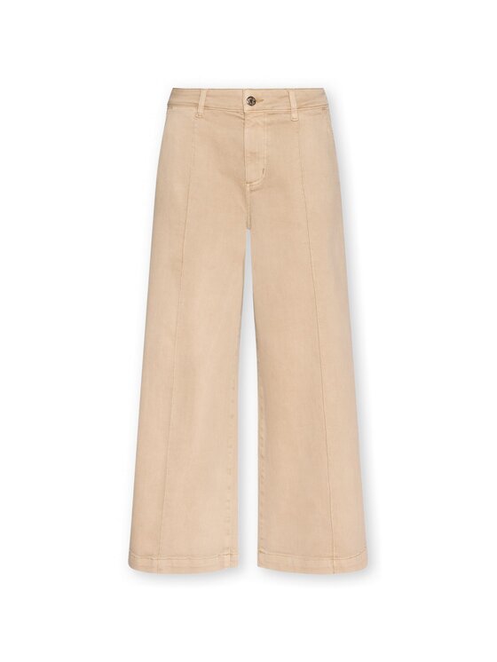 Elena Mirò Elena Mirò Pantaloni di tessuto P701G000438N0A2 Crema Flare Fit