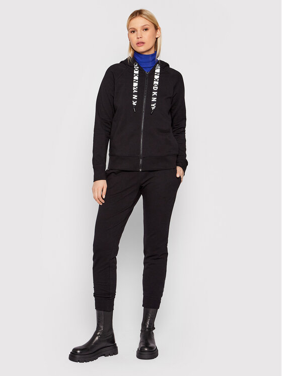 DKNY Sport DKNY Sport Džemperis DP9J8598 Juoda Regular Fit
