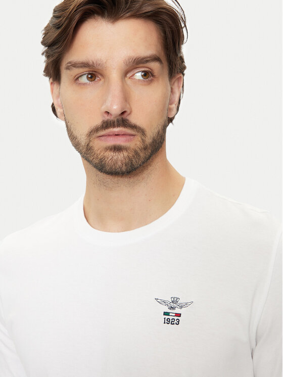 Aeronautica Militare Aeronautica Militare Longsleeve 242TS2305J592 Bianco Regular Fit