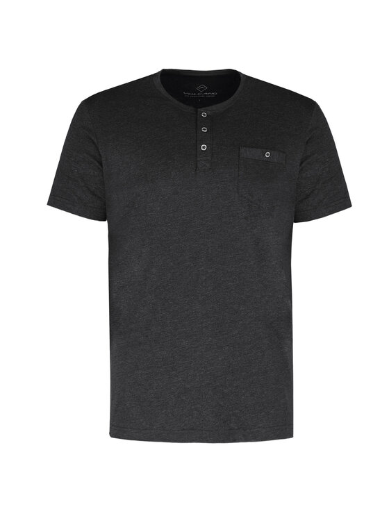 Volcano Volcano T-Shirt T-WARU Szary Regular Fit