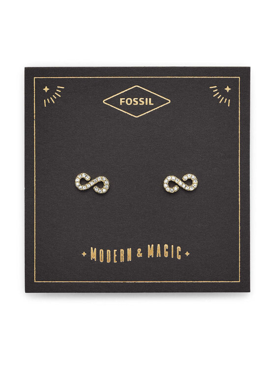 Fossil Fossil Kolczyki JF03294710 Złoty