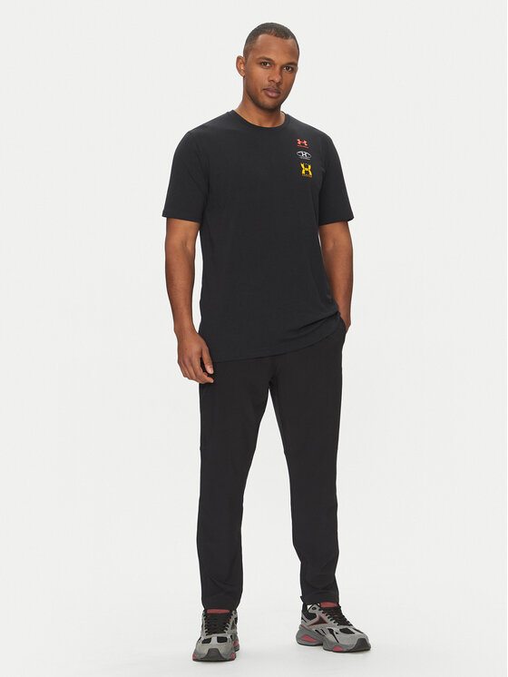 Under Armour Under Armour T-shirt EVOL Logo 1390165 Crna Regular Fit