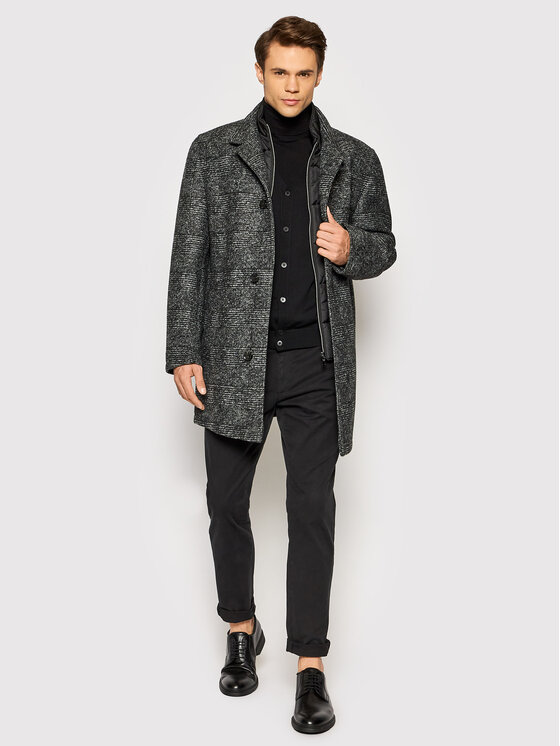 Cardigan Mardon-E 50392802 Nero Slim Fit