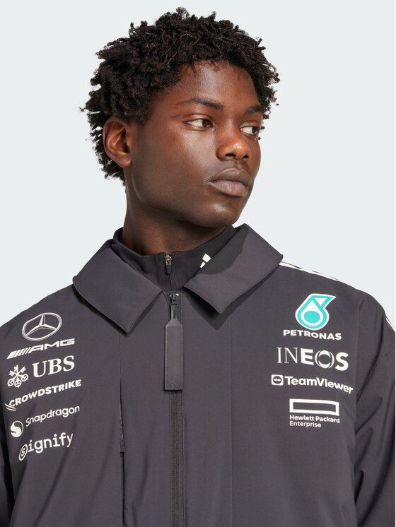 adidas adidas Kurtka anorak 142329 Czarny Loose Fit