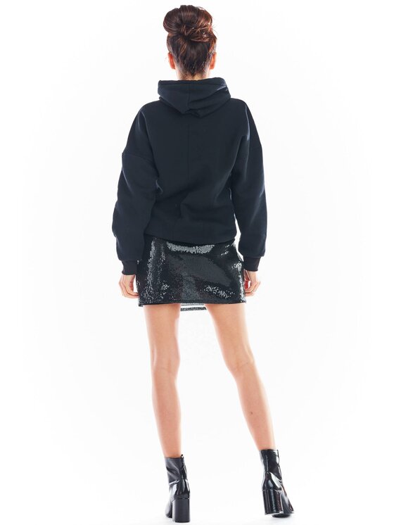 Awama Awama Sukně A403 Černá Basic Fit