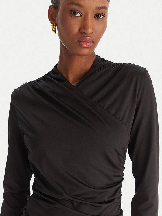 ACCESS FASHION ACCESS FASHION Koktel haljina 54-3040-225 Crna Slim Fit