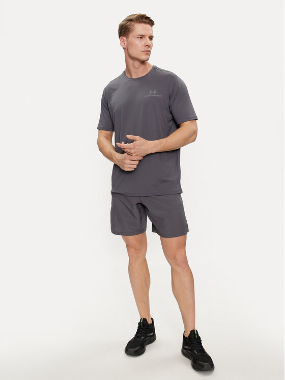 Under Armour Under Armour Pantaloni scurți sport Ua Woven Wdmk Shorts 1383356-025 Gri Loose Fit