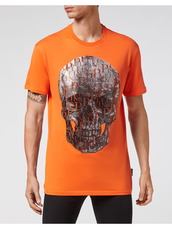 PHILIPP PLEIN PHILIPP PLEIN T-shirt 2591 Arancione Regular Fit