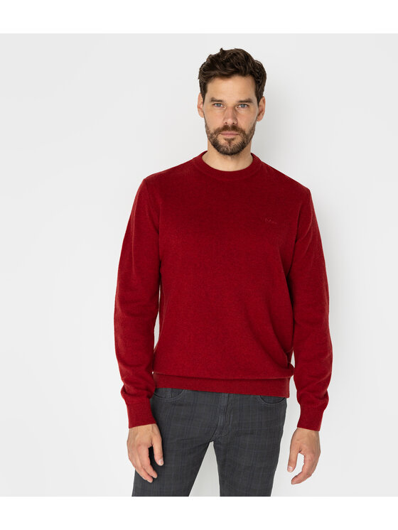 Lee Cooper Lee Cooper Sweter RIVER Czerwony Regular Fit