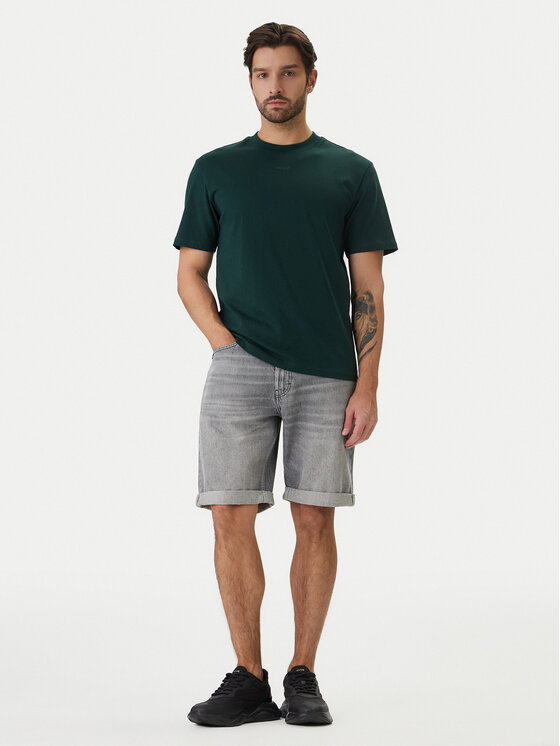 HUGO HUGO Kratke traperice 50560391 Siva Tapered Fit