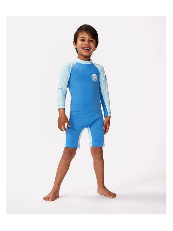 Rip Curl Rip Curl Kombinezon plażowy Icons Uv Brushed L/ S Suit-Boy Niebieski
