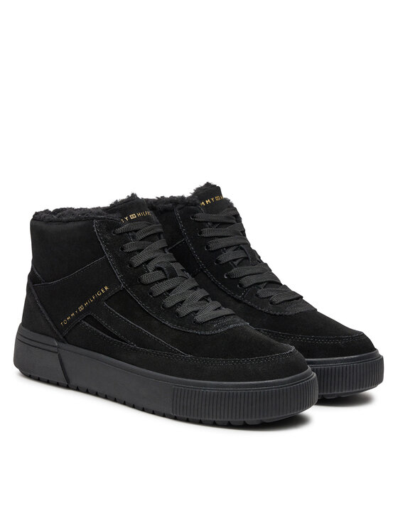 Tommy Hilfiger Tommy Hilfiger Čizme FW0FW08108 Crna