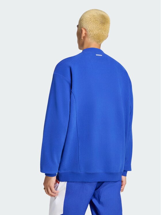 adidas adidas Bluza techniczna 172415 Niebieski Loose Fit
