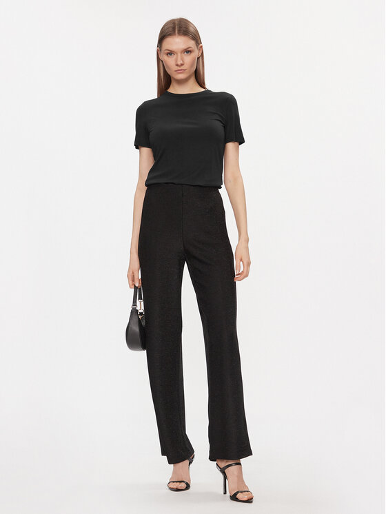 Vero Moda Vero Moda Majica AWARE Heaven 10299736 Črna Tight Fit