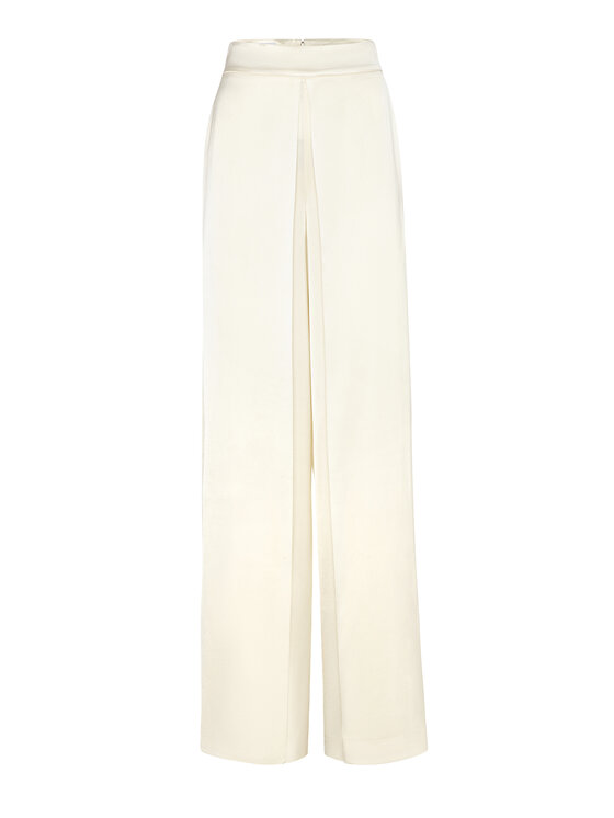 MVP Wardrobe Pantaloni din material MVPE3PA136.0RA0023 Bej Relaxed Fit Bej imagine noua
