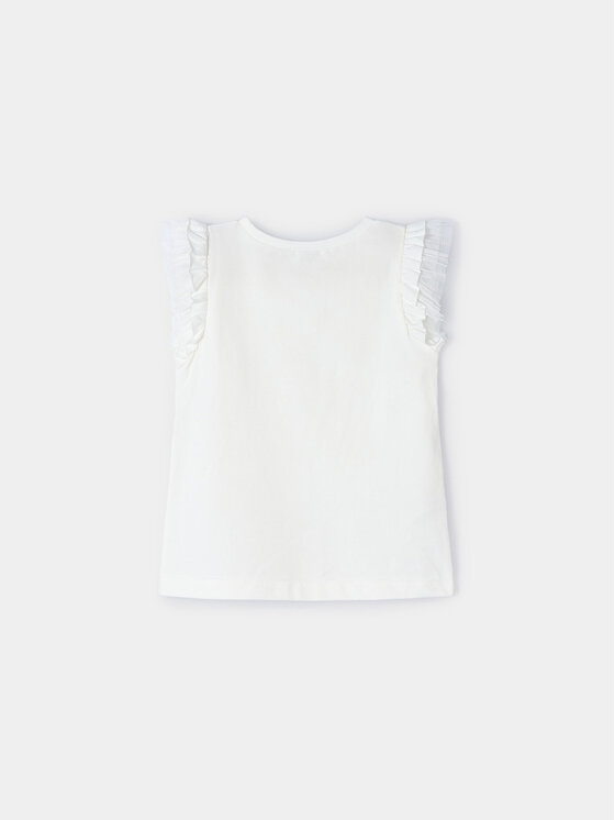 Mayoral Mayoral Bluse 3079 Weiß Regular Fit