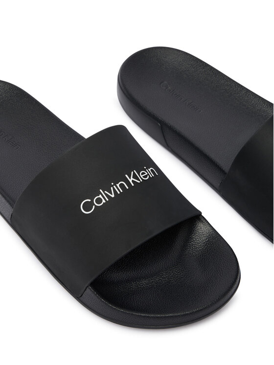 Calvin Klein Calvin Klein Şlapi Ess Slide Monobrand Cv HM0HM02107 Negru