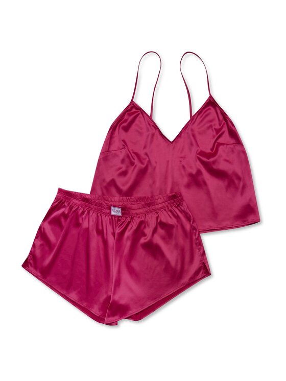 Esotiq Esotiq Piżama 42242 Różowy Regular Fit
