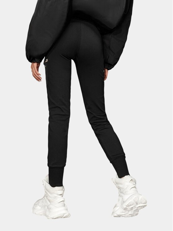 MADE BY SOCIETY MADE BY SOCIETY Spodnie materiałowe Pantaloni cargo - P26712 Czarny Basic Fit
