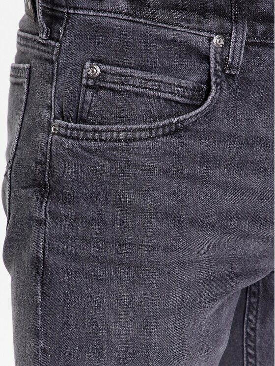 Lee Lee Jeansy Rider Szary Slim Fit