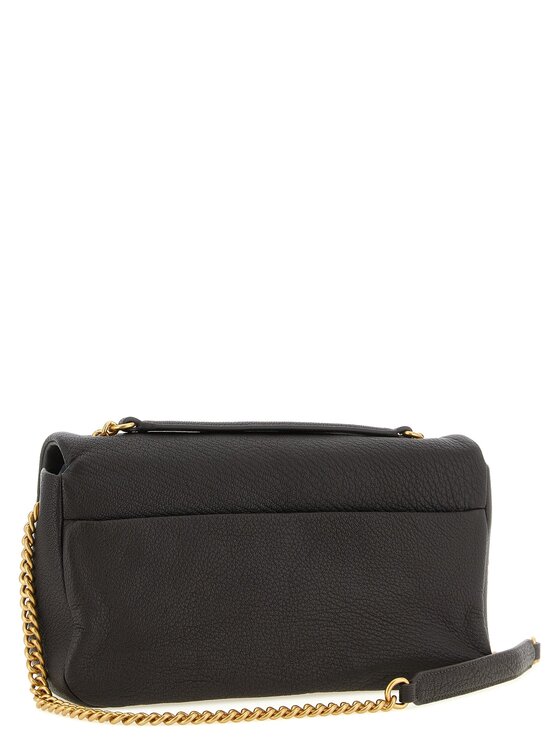 PINKO PINKO Torebka Brown Lamb Leather Shoulder Brązowy