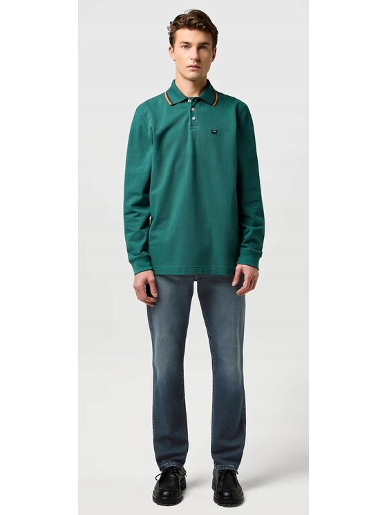 Wrangler Wrangler Jeansy Larston Niebieski Slim Fit